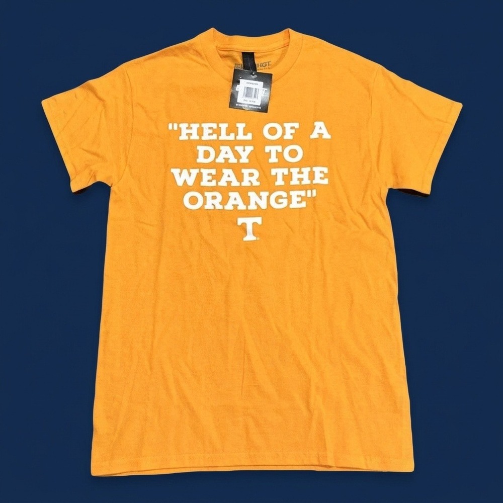 NWT Tennessee Volunteers "Hell Of A Day" To Wear The Orange T-Shirt Mens Size S